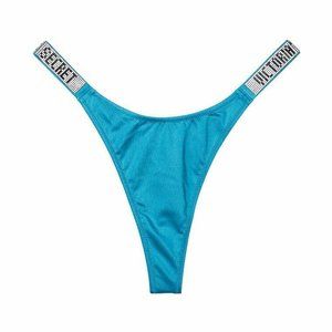 VICTORIA'S SECRET Shine Strap Laguna Thong Swim Bo
